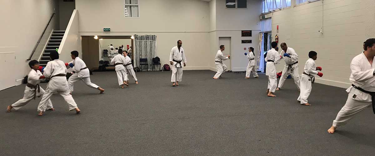 karate training